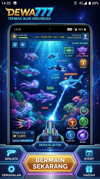 Pratinjau antarmuka dewa777 — aplikasi APK resmi Android v3.2.8